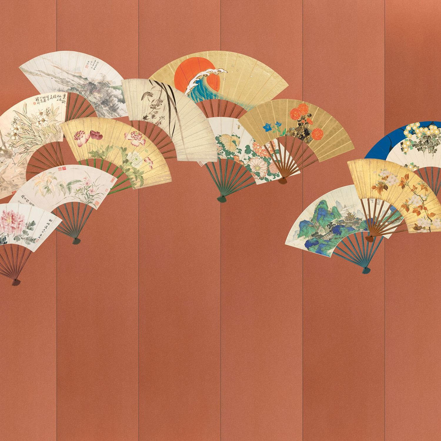 FOTOTAPETE orientalisches Motiv 424 x 280 cm - Terracotta, Papier (424/280cm) - Sanders & Sanders