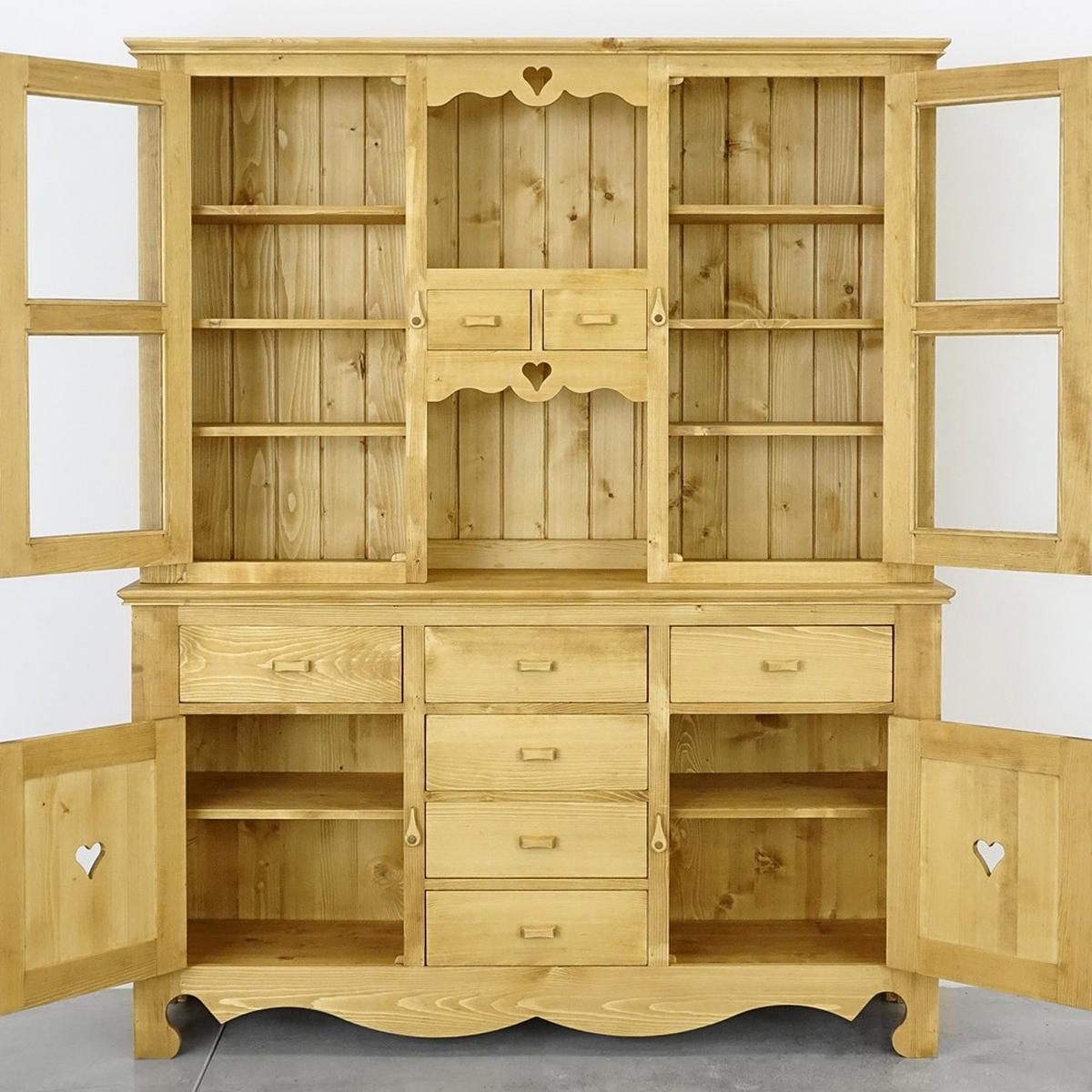 BUFFET aus Massivholz MEXICANA - Honig, Holz (150/197/45cm) - Seart