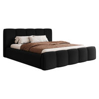 POLSTERBETT Lewis - Schwarz, Holz/Holzwerkstoff (120/200cm) - MIRJAN24