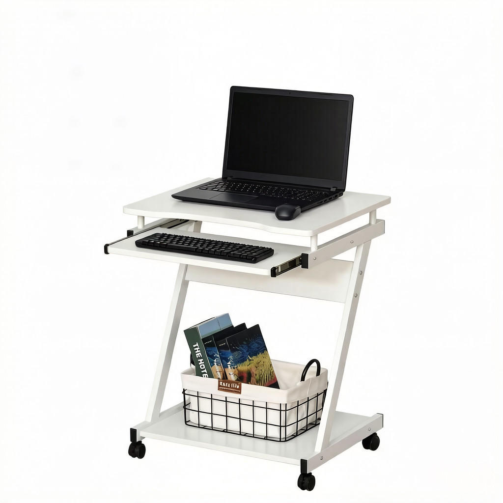 Gisaae Computertisch Weiß 60x73x48 cm