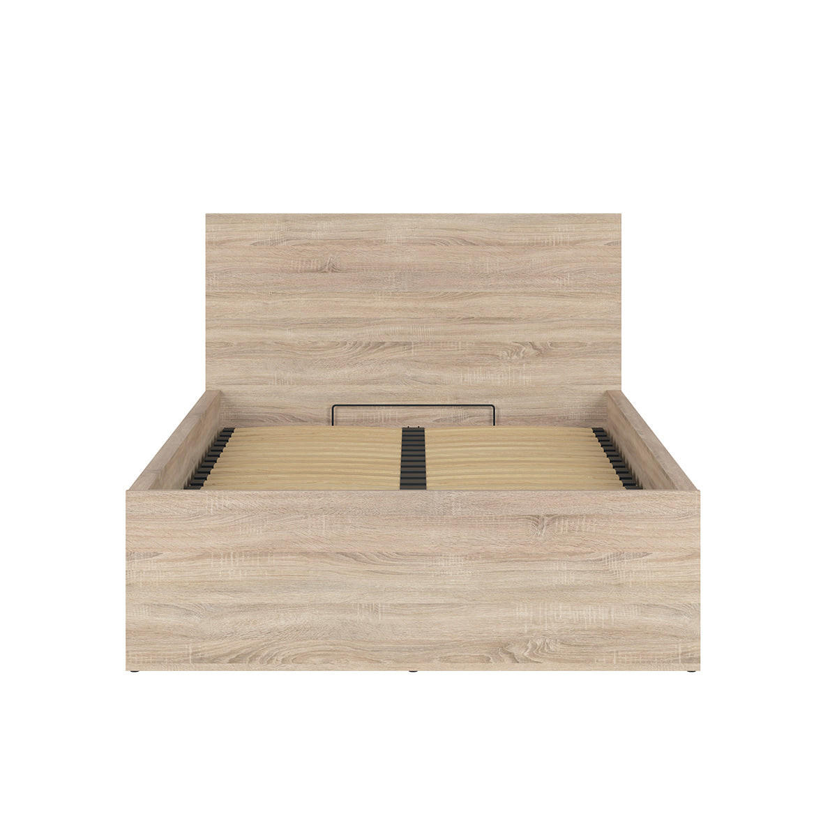 BOXSPRING POSTELJA 120/200 Edwin Svetli les - rjava, leseni material (120/200cm) - Petits-meubles