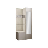 GARDEROBEN-SET Orion XXV - Kaschmir/Creme, Holzwerkstoff/Kunststoff (82/186/46cm) - MIRJAN24