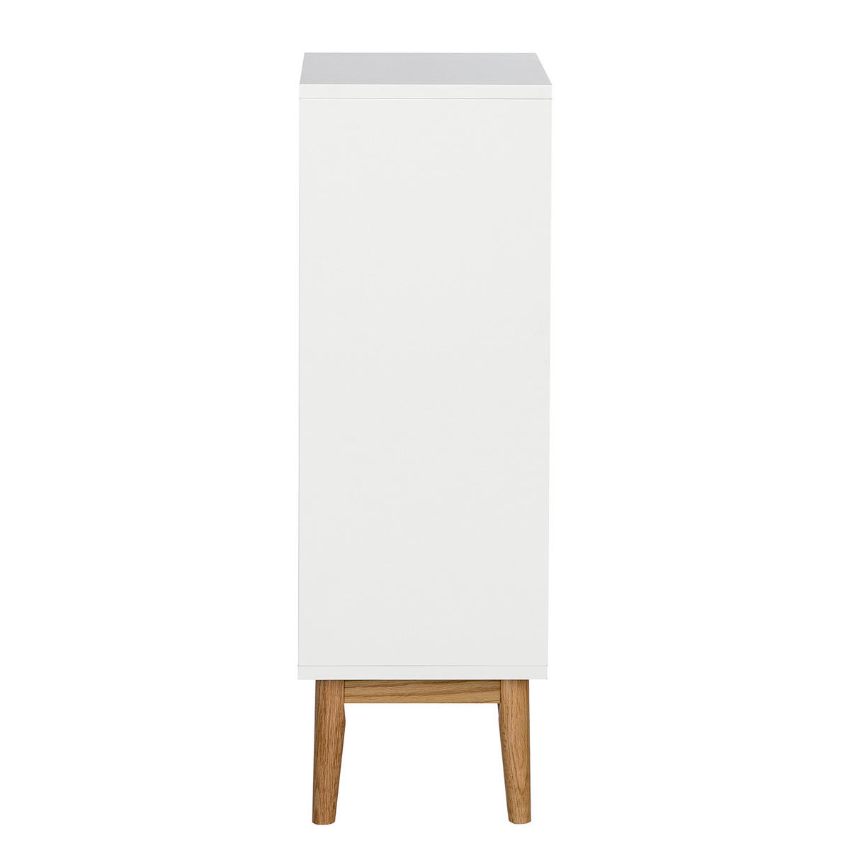 UNTERSCHRANK mit 1 Schublade - Eiche teilmassiv - Weiß, Holz/Holzwerkstoff (40/97/32cm) - home24