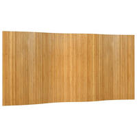 PARAVENT Natur Breite 400 Cm Höhe 165 Cm Bambus - Braun, Holz (0.2/165/400cm) - vidaXL