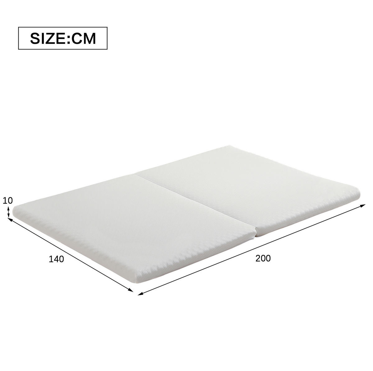 HOCHBETT 140/200 cm mit LED-Leuchten Fensterform Ablageleiter und Schreibtisch Weiß+Natur mit Matratze - Weiß, Holzwerkstoff (140/200cm) - OKWISH