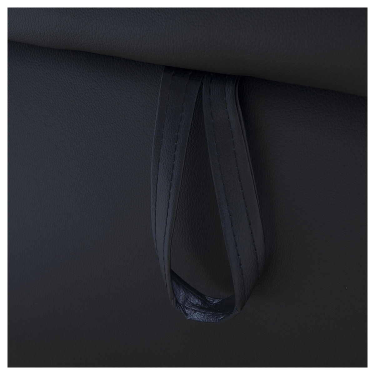 ECKSOFA CLARK Schwarz 3 Plätze - Schwarz, Kunststoff (225/146cm) - Happy Garden