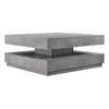 COUCHTISCH Florenz 76/76/38 cm - Grau, Holzwerkstoff (76/76/38cm) - [en.casa]