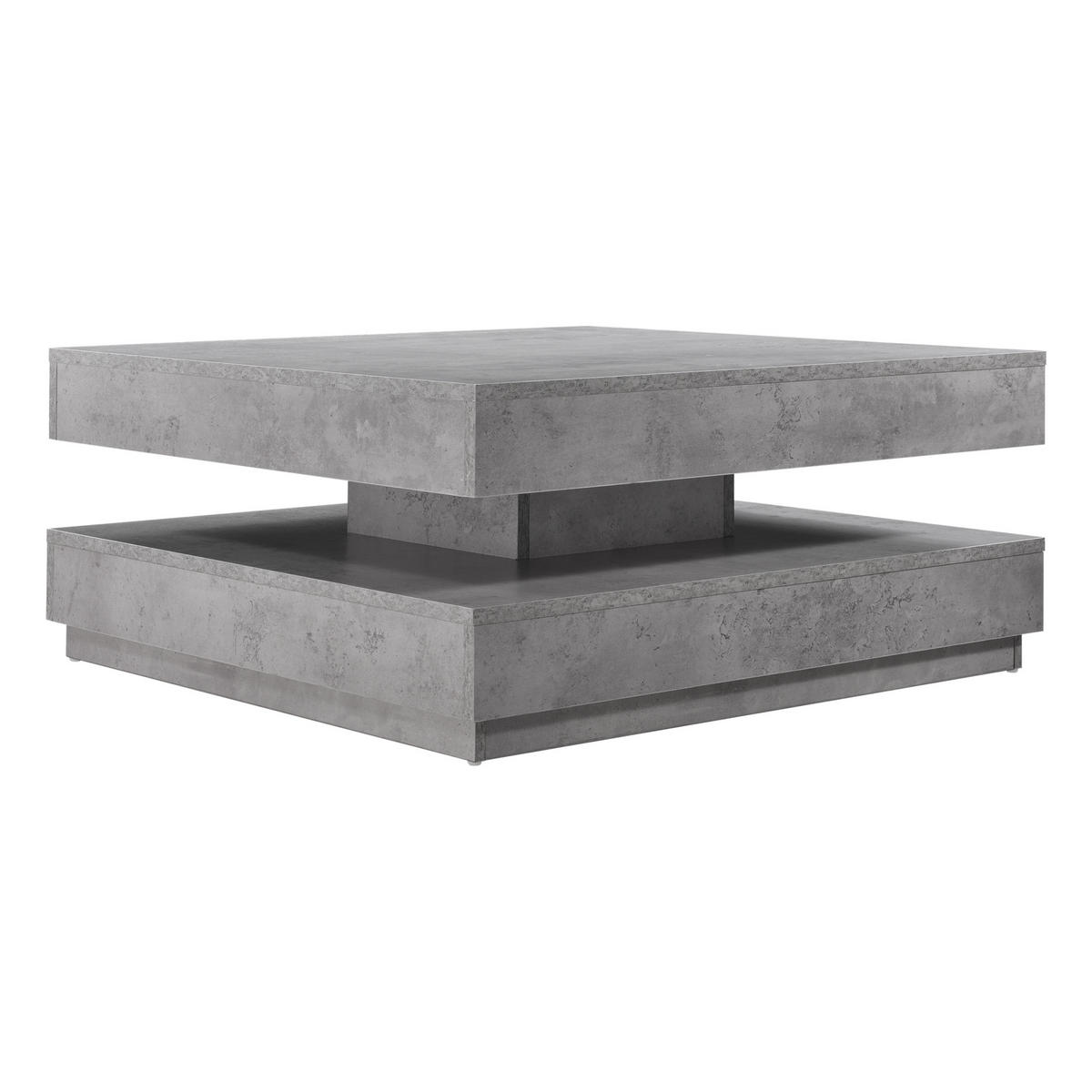 COUCHTISCH Florenz 76/76/38 cm - Grau, Holzwerkstoff (76/76/38cm) - [en.casa]