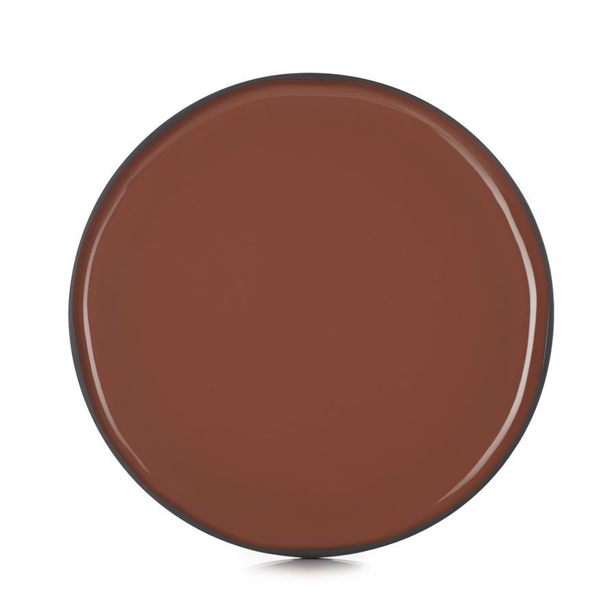 PLATZTELLER CARACTERE 30 cm Zimt - Braun, Keramik (30cm) - Revol Porcelaine France