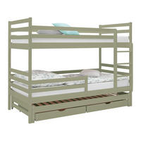 ETAGENBETT Mila Olivgrün ca. 90 / 200 cm - Olivgrün, Holzwerkstoff - Mömax