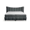 BOXBETT Nova In Rolf - Dunkelgrau, Holzwerkstoff/Textil (180/200cm) - Fun Möbel