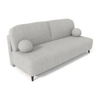 SCHLAFSOFA MIO, Sofa mit Schlaffunktion und Bettkasten, Farbe: Grau, Bouclé-Stoff - Grau, Textil (198/90/86cm) - Sepro Meble