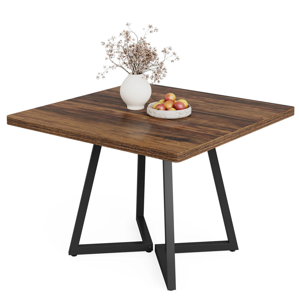 ESSTISCH 80x80 cm quadratisch 4 Personen Braun - Braun, Metall (80/80/75cm) - Kaket