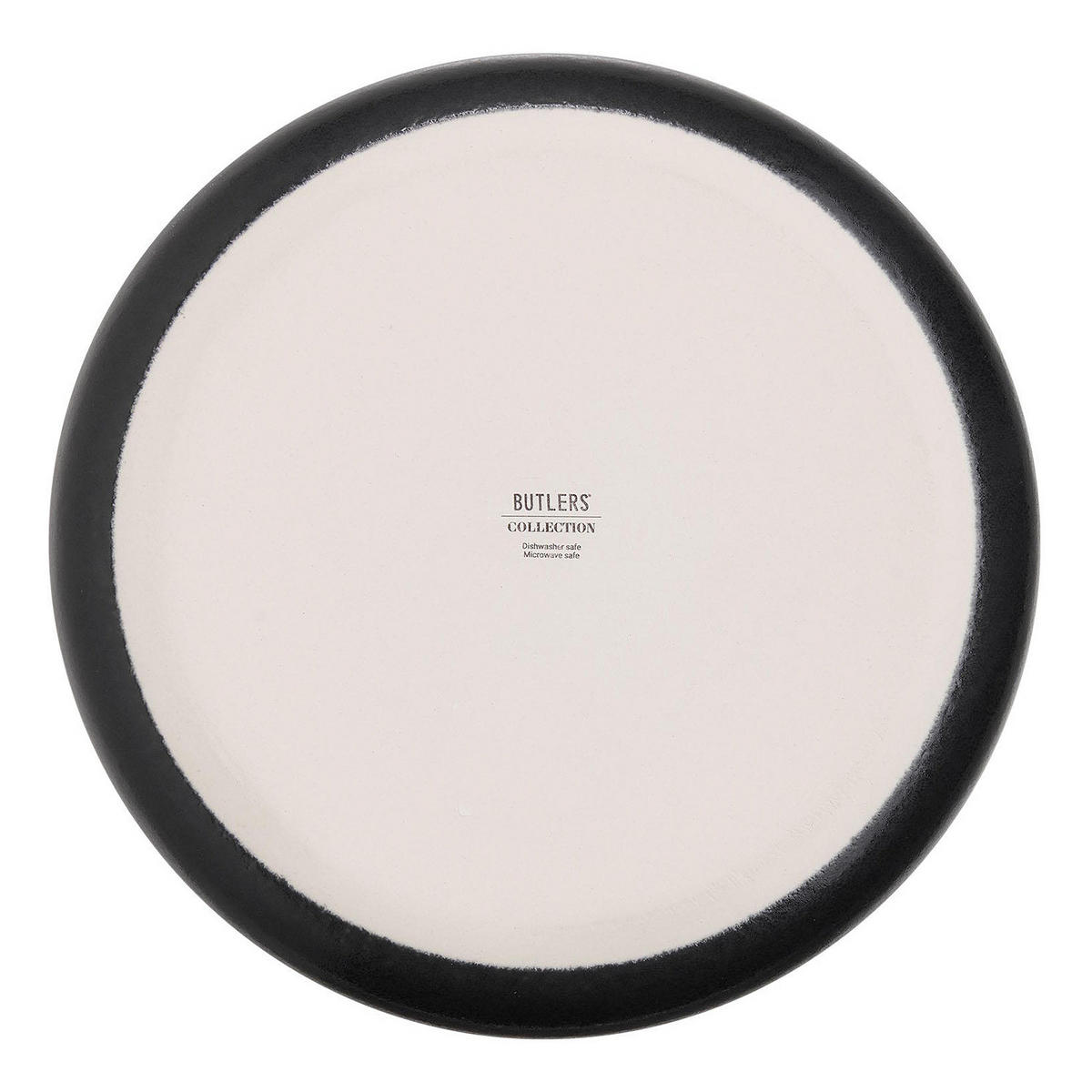 TIEFER TELLER (4er Set) Casa Nova - Schwarz, Keramik (23/23/3.5cm) - Butlers