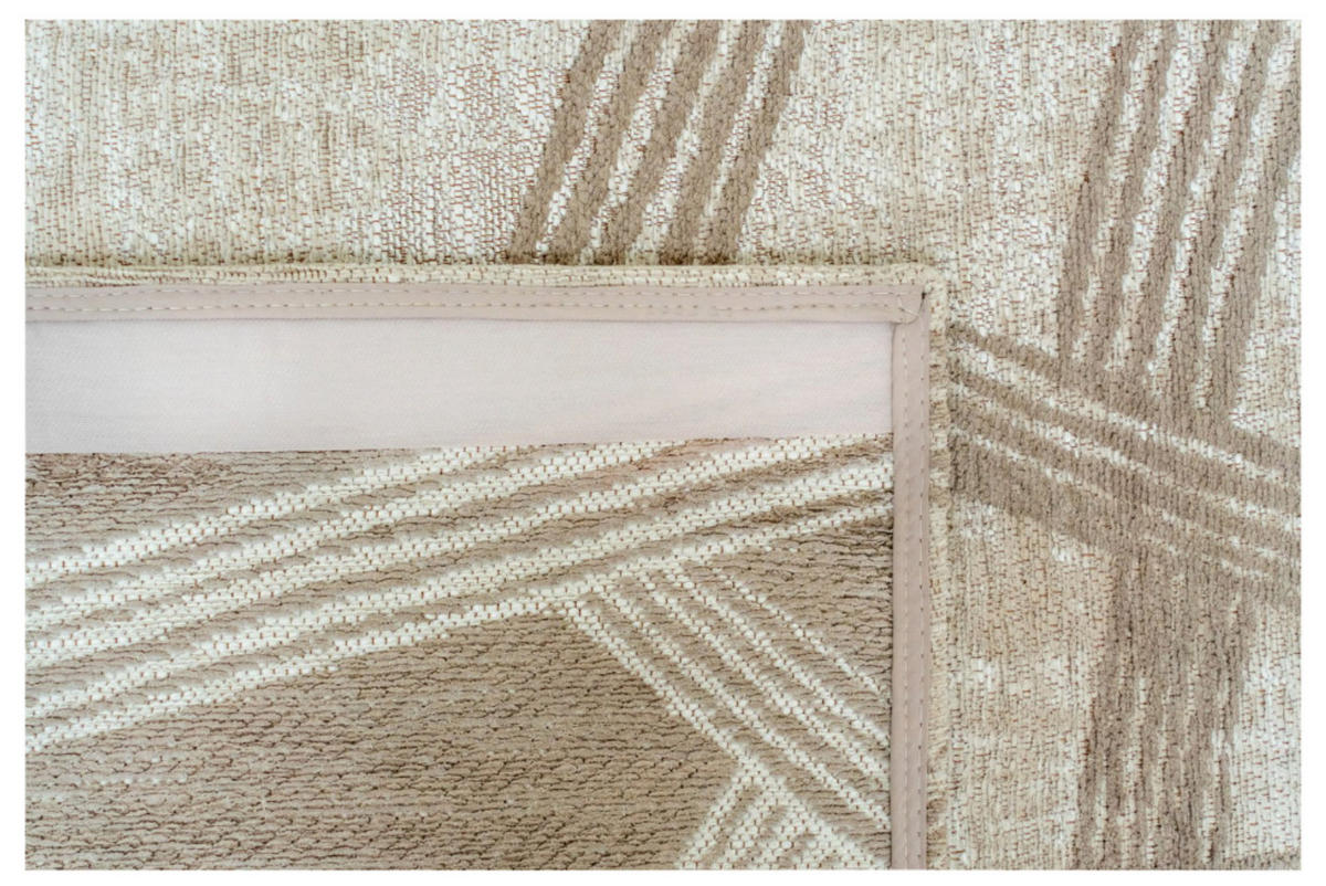 TEPPICH modern Flachgewebe KATANA Weiß 240 x 340 cm - Weiß, Textil (240/340cm) - Novatrend