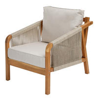 OUTDOOR-SESSEL Rope Island - Braun, Holzwerkstoff (80/69/70cm) - Butlers