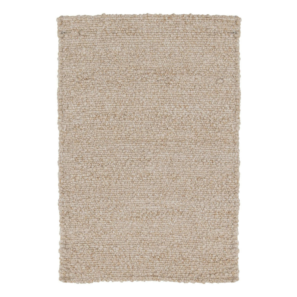 TEPPICH Bouclé handgewebt bruin - Braun, Textil (120/170cm) - AFK Living