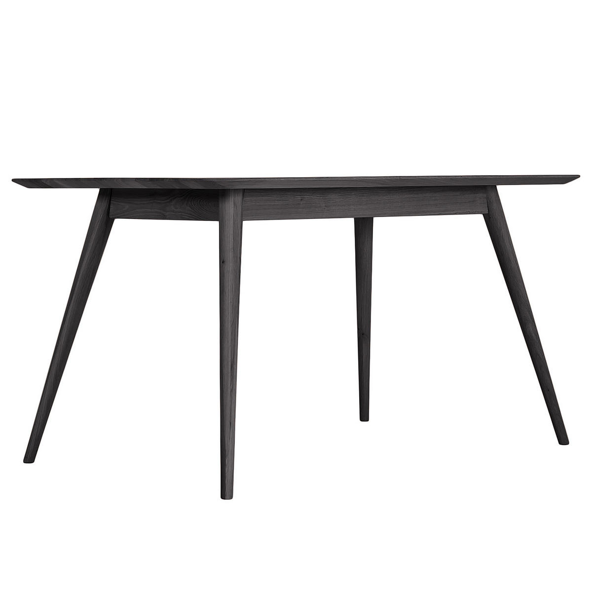 MASSIVER ESSTISCH - Massivholz - Eschefarben, Holz (90/140/75cm) - home24