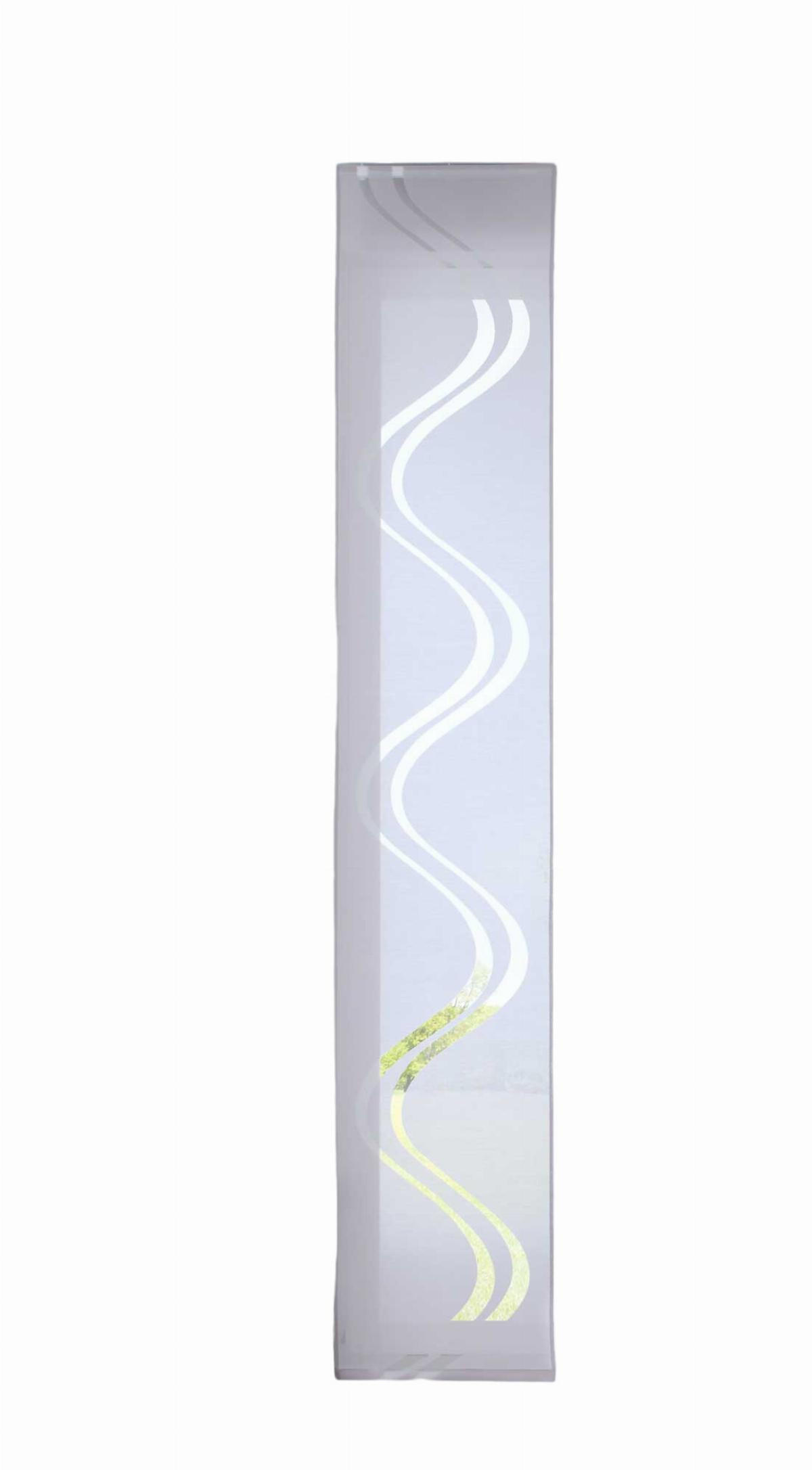 Gardinenbox Vorhang Grau 45x245 cm