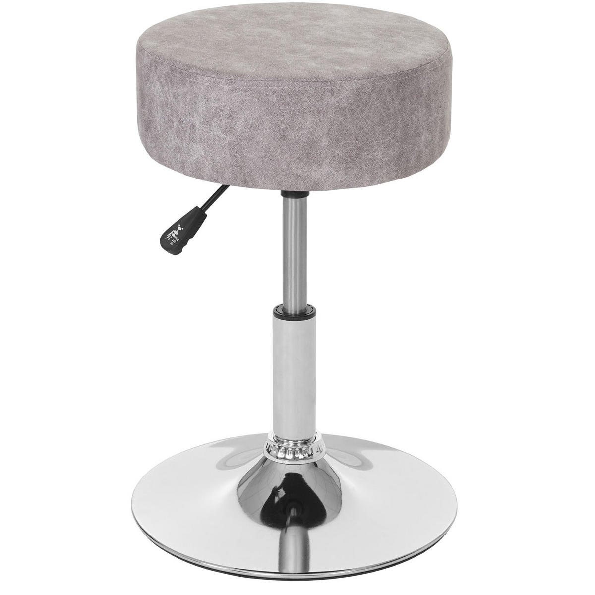 HOCKER Hellgrau - Hellgrau, Textil (35/55/35cm) - MCW
