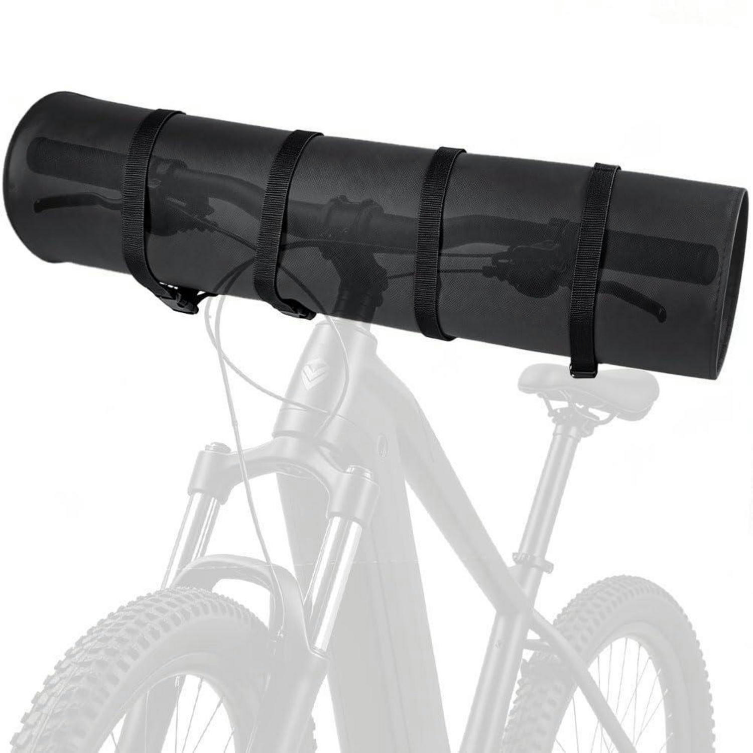 LENKERSCHUTZHÜLLE E-Bike Wasserdicht 80 cm - Schwarz, Textil (23/10/80cm)