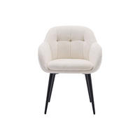 STUHL - 59 cm x 59 cm - stoff - cremefarben Lassandra - Creme, Textil (59/81/59cm) - Vente-Unique