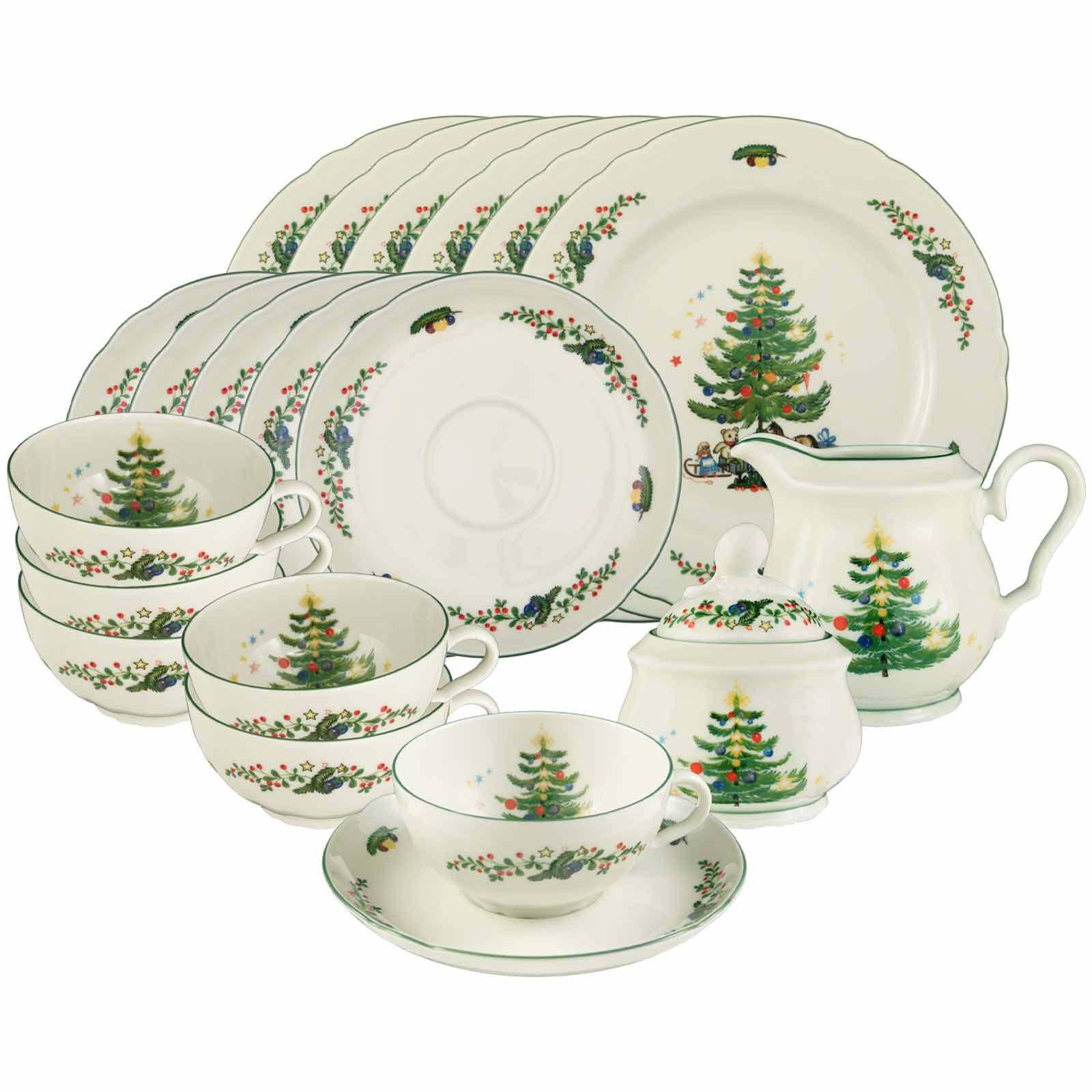 TEESERVICE Marieluise Weihnachten bunt 20er Set - Multicolor, Keramik (1/1/1cm) - Seltmann Weiden