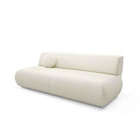 SOFA Puentro Weiß - Weiß, Textil (214/74/95cm) - Pillovely