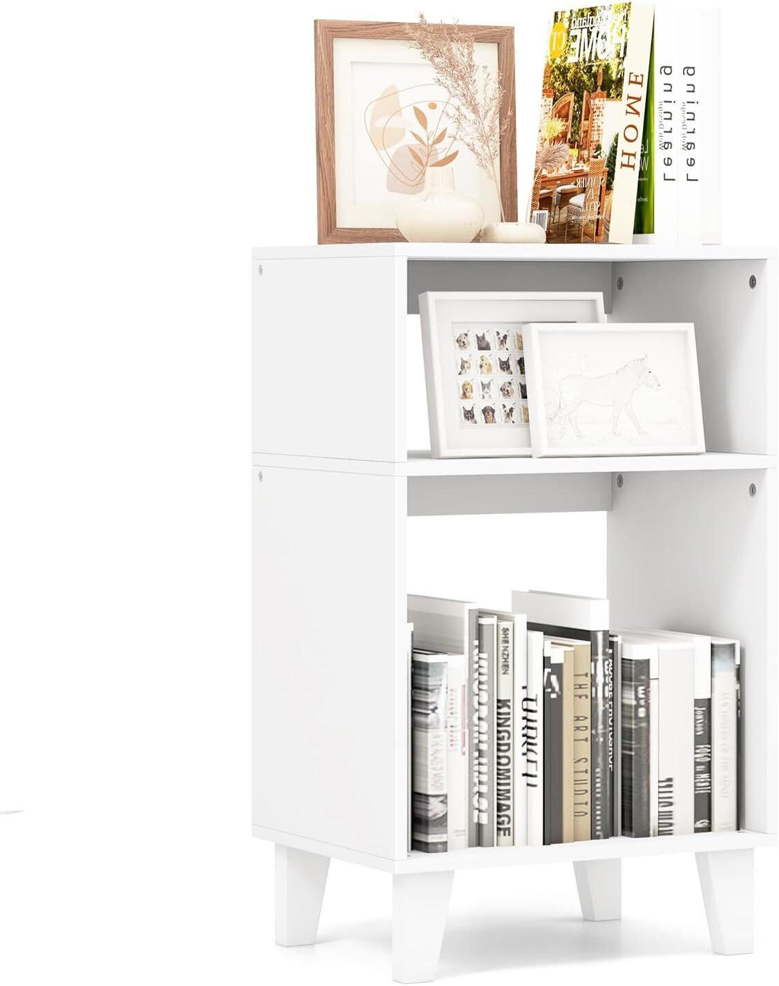 COSTWAY POMŮCŮVÝ STOLEK 65 cm bílý