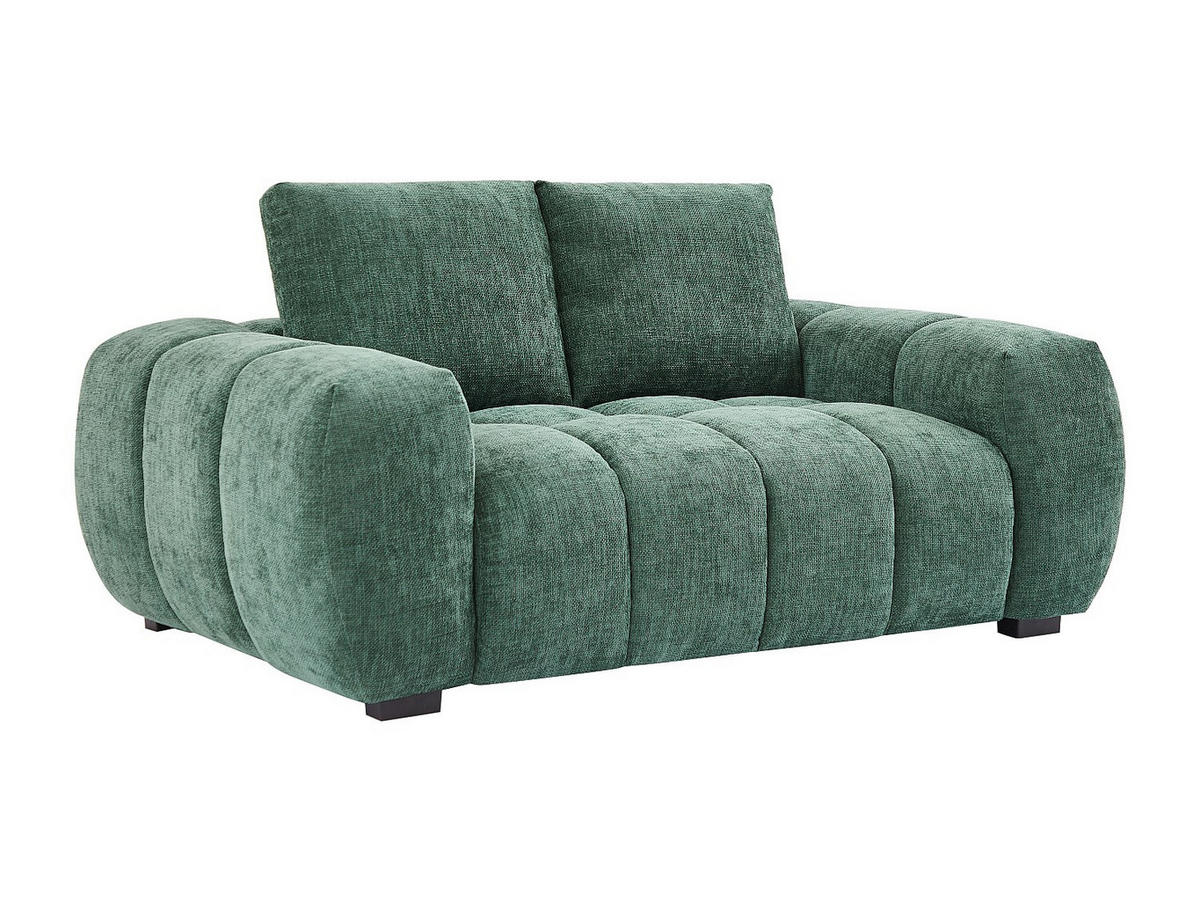 SOFA - 2 Personen - stoff - grün Berenia - Grün, Kunststoff/Textil (168/81/105cm) - Vente-Unique
