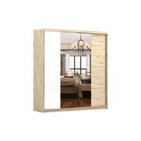 SCHIEBETÜRENSCHRANK - Schrank MARSYLIO - Eiche Artisan, Holzwerkstoff (203/218/61cm) - Möblo