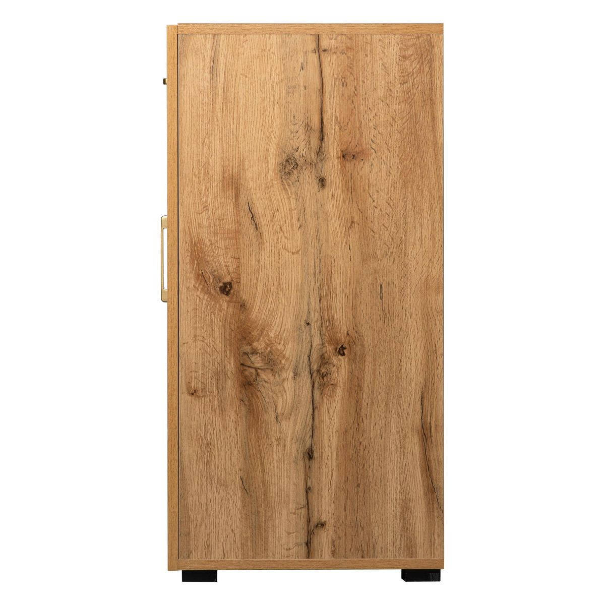SIDEBOARD 4 Türen 2 Schubladen 208x39.5x80cm Stauraum - Braun, Holzwerkstoff (39.5/80/208cm) - FLIEKS
