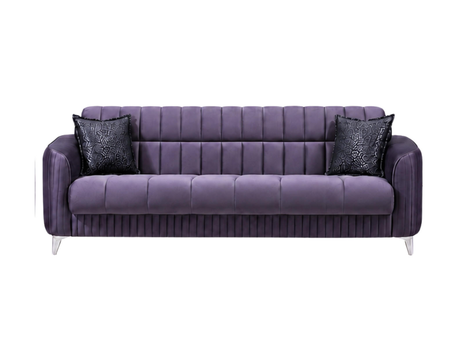 3-SITZER SOFA Salta Anthrazit - Anthrazit, Holzwerkstoff/Kunststoff (237/87/100cm)
