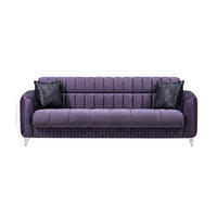 3-SITZER SOFA Salta Anthrazit - Anthrazit, Holzwerkstoff/Kunststoff (237/87/100cm)