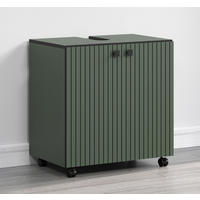 WASCHBECKENUNTERSCHRANK PureBliss Grün - Grün, Holzwerkstoff (60/64/42cm) - Trendteam