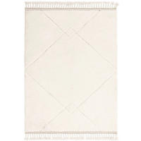 TEPPICH für Wohn- und Schlafzimmer NADOR Weiß 160 x 230 cm - Weiß, Textil (160/230cm) - Novatrend