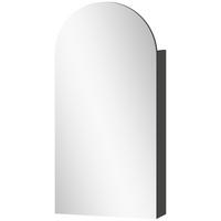 HÄNGENDER Badschrank mit Regalen - Schwarz, Glas/Holzwerkstoff (12/80/40cm) - HOMCOM