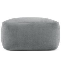 SITZHOCKER FUBBO, Grau - Grau, Holz/Holzwerkstoff (80/44/80cm) - KONSIMO®