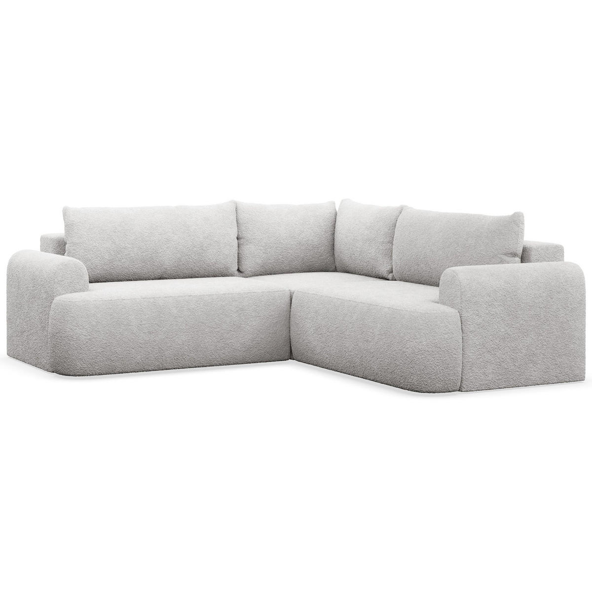ROHOVÁ POHOVKA Ovo Zelená látka univerzální s úložným prostorem - černá/světle šedá, textil/plast (245/245cm) - Selsey