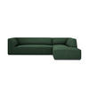 ECKSOFA rechts Ruby aus strukturiertem Stoff grün 4 Sitzplätze - Grün, Textil (180/273cm) - Micadoni