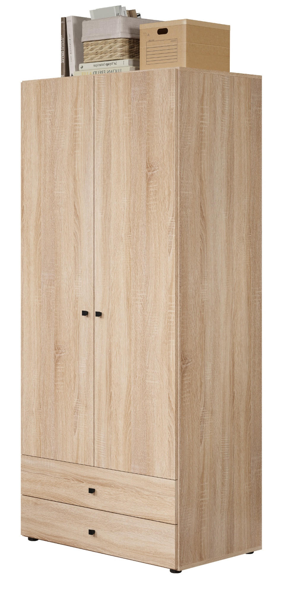 Top.Furn Kleiderschrank Sonoma Eiche 81x176x51 cm