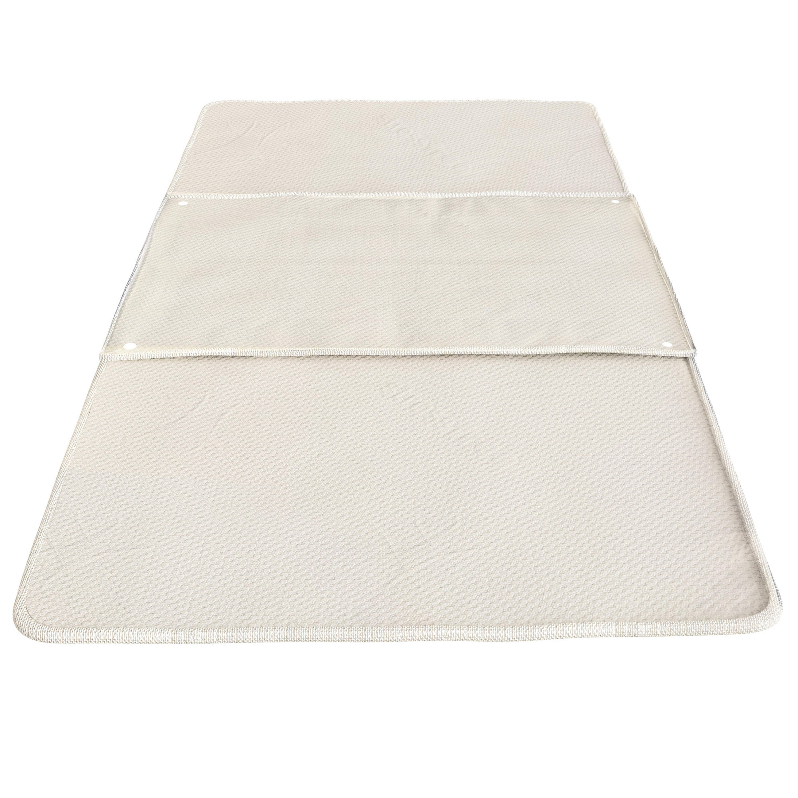 MATRATZENSCHONER Aqua 3er-Set 90x200 - Weiß, Textil (90/200cm) - The White Stone