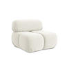 SESSEL Samt Stoff Beige - Beige/Creme, Kunststoff/Textil (96/70/95cm) - Makamii