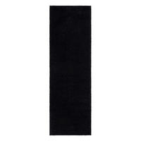 HOCHFLOR-TEPPICH City Shaggy 500 Schwarz 80x300 cm - Schwarz, Textil (80/300cm) - carpet city