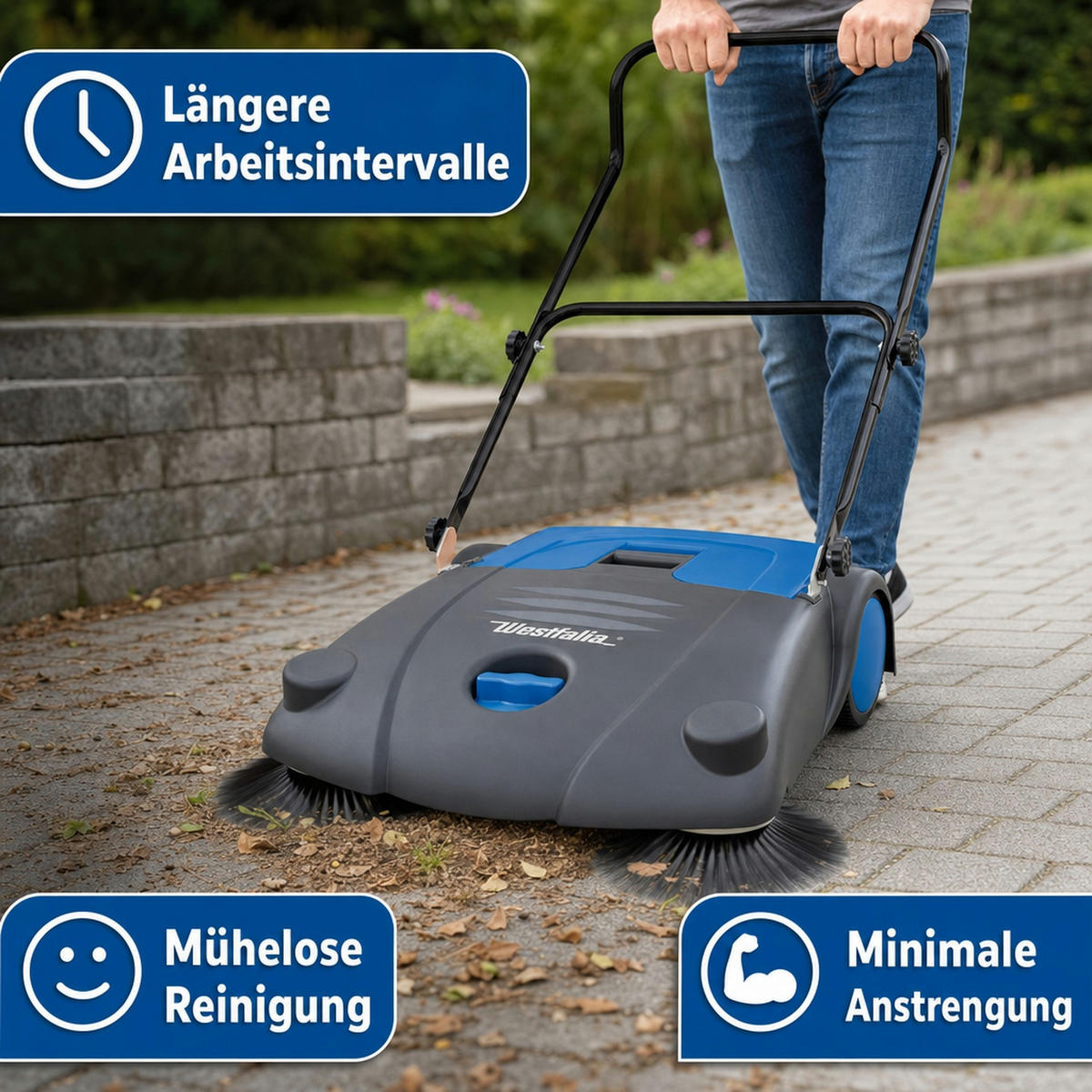 KEHRMASCHINE - Grau, Kunststoff (6/2.3/6.8cm) - Westfalia
