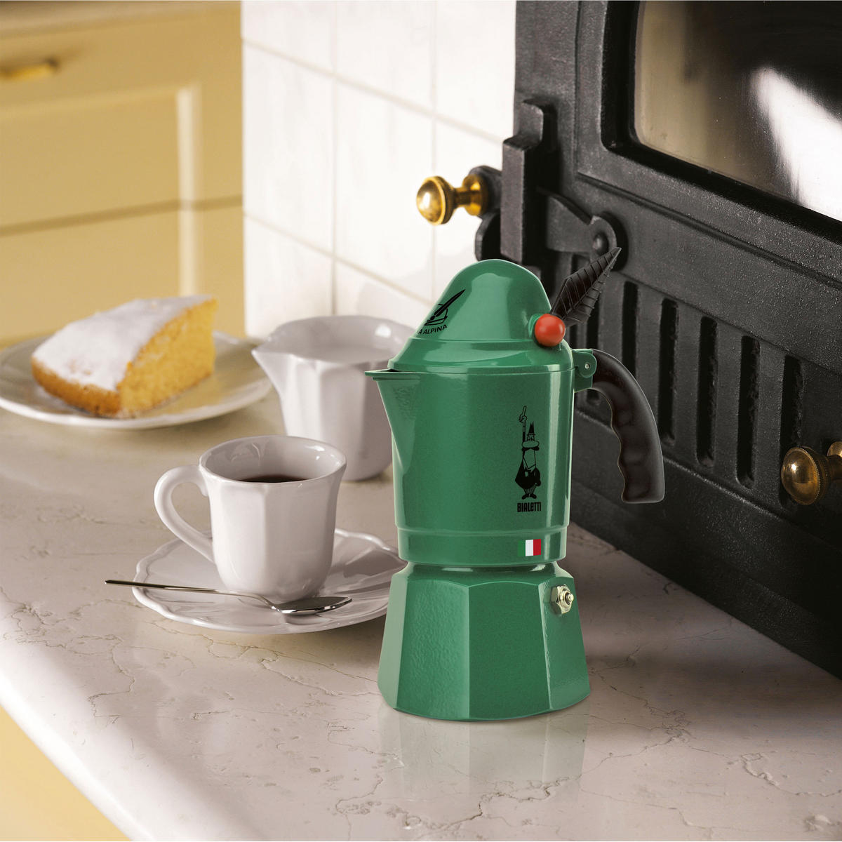 ESPRESSOKOCHER Brikka für 4 Tassen, Induktion, Edelstahl, Anthrazit, 150 ml - Grau, Metall (9/20/12cm) - Bialetti
