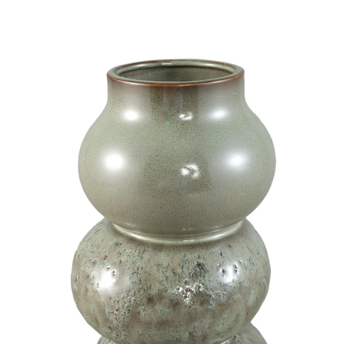 TOPF Concetta Grün 15/15/26cm - Grün, Keramik (26cm) - PTMD Collection