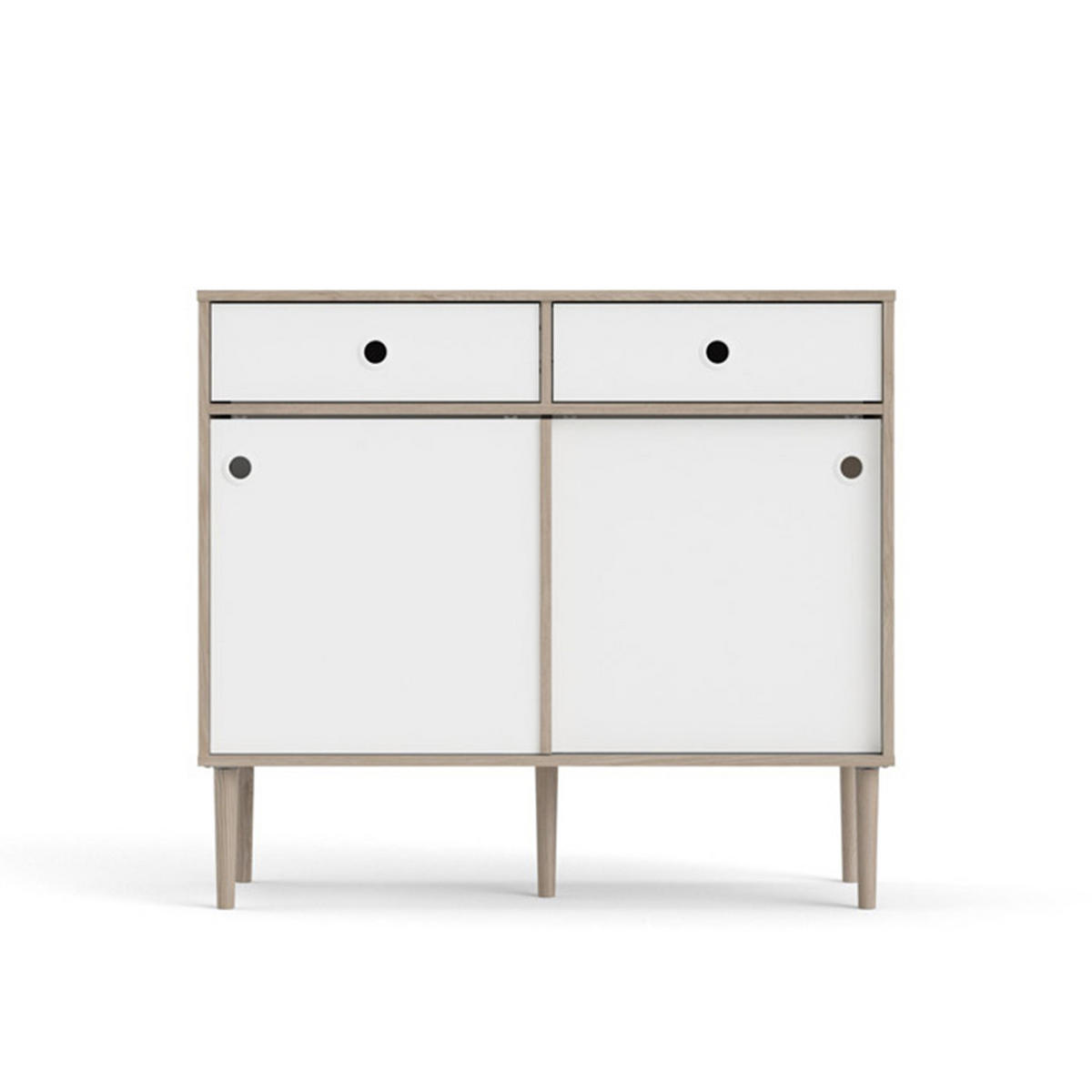 KOMMODE weiß - Weiß, Holzwerkstoff (99/89/41cm) - ebuy24