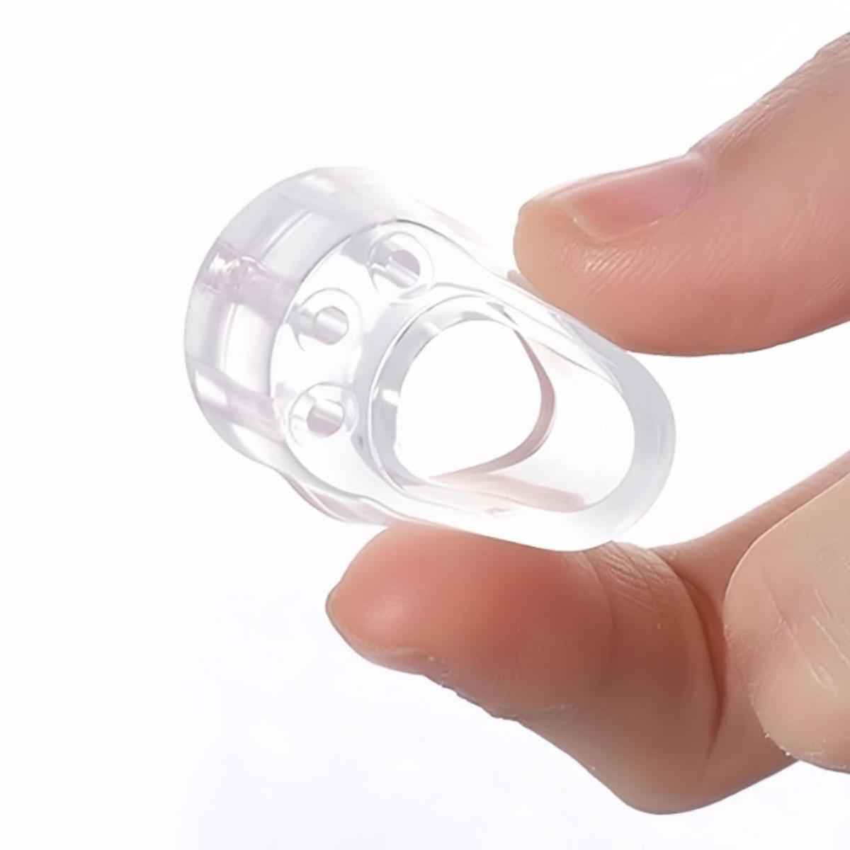 MÖBELGRIFF 12er-Set - Transparent, Kunststoff (2.5/1.4/3.2cm)
