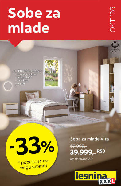 popust na sobe za mlade